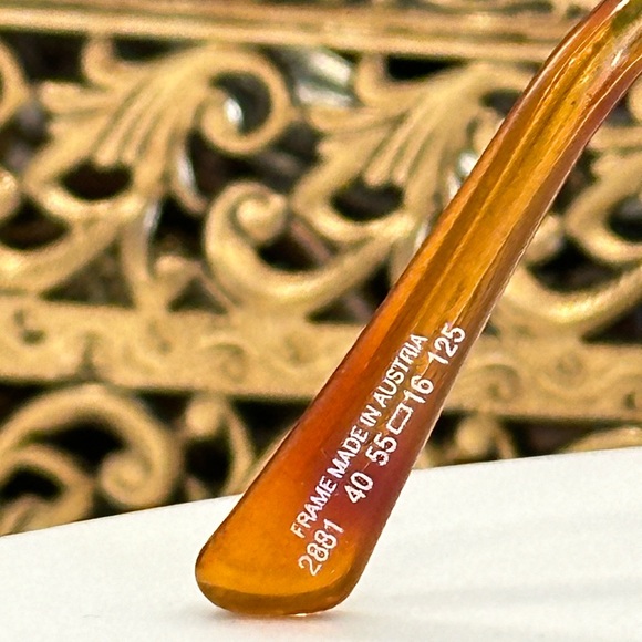 VTG Dior - Gold-Toned Rx Eyeglass Frames - EUC, w/ VTG Dior Case/Fair - Picture 13 of 17